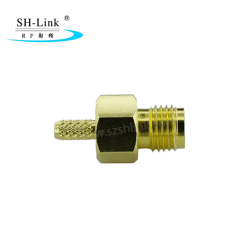 RF SMA coaxial female connector for RG316 RG174 cable